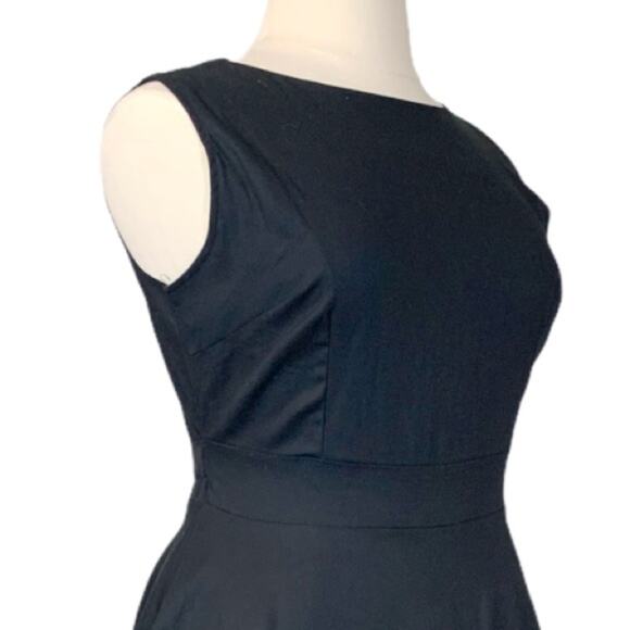 iHOT Fashion Dress Tie Waist A-line Sleeveless Black NEW Women's Size 2XL Plus - Picture 6 of 11
